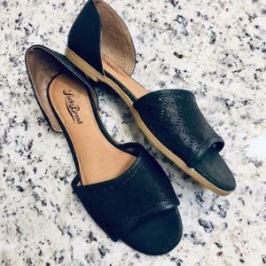 Lucky Brand - 6.5 Black slip on sandals.